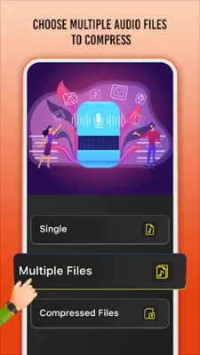 Audio Compressor android App screenshot 3